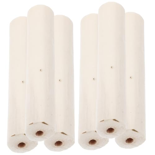 Happyyami Sicheres Vogel-kauspielzeug-Set Für Papageien 6-teilig Natürliches Holz Papageien-kaustab-Spielzeug Papageien-futtersuch-schredder Vogelkäfig-kauspielzeug von Happyyami