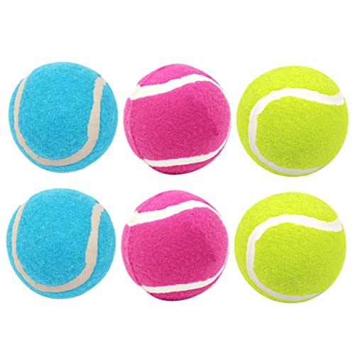 Happyyami 6st Tennisspielzeug Für Hunde Ball Hundespielzeug Kauspielzeug Für Welpen Bälle Für Kleine Hunde Perros Hundesachen Tennisbälle Für Hunde Haustierspielzeug Werfer Quietschend Gummi Happyyami 6st Tennisspielzeug Für Hunde Ball Hundespielzeug Kauspielzeug Für Welpen Bälle Für Kleine Hunde Perros Hundesachen Tennisbälle Für Hunde Haustierspielzeug Werfer Quietschend Gummi von Happyyami