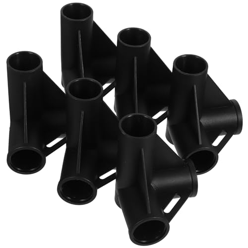Happyyami 6st Zubehör Für Feldbetten Für Haustiere Hundezelt Stangenzelt Für Baldachinbeschläge Camping Outdoor-Zelt Haustierbettverbinder Für Baldachinzelt Überdachung Abs Black Happyyami 6st Zubehör Für Feldbetten Für Haustiere Hundezelt Stangenzelt Für Baldachinbeschläge Camping Outdoor-Zelt Haustierbettverbinder Für Baldachinzelt Überdachung Abs Black von Happyyami