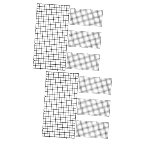 Happyyami 8 STK Bodenfilterplatte für Aquarien aquaristik zubehör Aquarium Zubehör Betta Tankteiler Ei-Kiste unterlegscheiben Filterplatte am Tankboden Aquariengitterteiler Netz Teilung pp von Happyyami