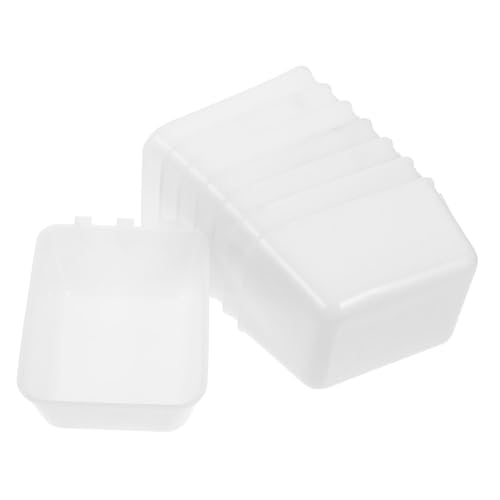 Happyyami 8stücke Teiliges Vogelkäfig-Futter Und Wassernapf Kunststoff Platzsparend Und Einfach Zu Reinigen Für Papageien Wellensittiche Kanarienvögel Und Kleine Tiere von Happyyami
