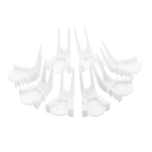 Happyyami 8 Stück Teiliges Vogel Futterhalter Set für Käfige Parrot Fruit Forks Futterwerkzeuge für Sittiche und Nymphensittiche Interaktives Vogelzubehör für Frisches Obst und Gemüse von Happyyami