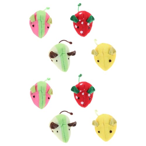 Happyyami 8stücke Teiliges Katzen-spielzeugset Aus Interaktive Mäuse Mit Catnip Für Kätzchen Fördert Spiel Und Zahnpflege Für Drinnen Farbenfrohe Obstdesigns Erdbeere Wassermelone Kiwi Happyyami 8stücke Teiliges Katzen-spielzeugset Aus Interaktive Mäuse Mit Catnip Für Kätzchen Fördert Spiel Und Zahnpflege Für Drinnen Farbenfrohe Obstdesigns Erdbeere Wassermelone Kiwi von Happyyami