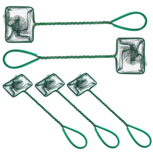 Happyyami 8er-Set Für Aquarienfische 5-teiliges Grünes Netz Robustes Fangnetz Für Aquarien Leicht Zu Fangen Happyyami 8er-Set Für Aquarienfische 5-teiliges Grünes Netz Robustes Fangnetz Für Aquarien Leicht Zu Fangen von Happyyami