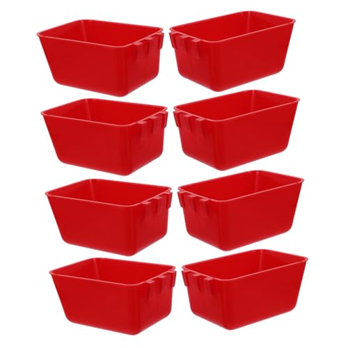 Happyyami 8st Vogelfütterer Coop-Tasse Vogelfütterungsbecher Vogelfutterschalen Frettchen Schüssel Becher Für Vogelkäfige Vogelhäuschen Für Käfige Vogelgeschirr Für Käfig Rot Abs Happyyami 8st Vogelfütterer Coop-Tasse Vogelfütterungsbecher Vogelfutterschalen Frettchen Schüssel Becher Für Vogelkäfige Vogelhäuschen Für Käfige Vogelgeschirr Für Käfig Rot Abs von Happyyami