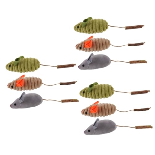 Happyyami 9 STK Katzenminze Spielzeug Plüschtiere Katzenminze Kratzbaum Katzenspielzeug Mäuse Spielzeug Für Katzen Katzenminze-Spielzeug in Tierform Katze Dropshipping Hölzern Happyyami 9 STK Katzenminze Spielzeug Plüschtiere Katzenminze Kratzbaum Katzenspielzeug Mäuse Spielzeug Für Katzen Katzenminze-Spielzeug in Tierform Katze Dropshipping Hölzern von Happyyami