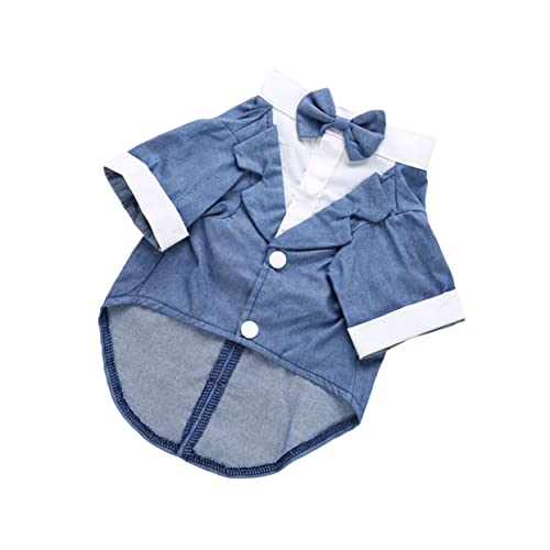 Happyyami Hundekleidung Formelle Fliege Kostüm Für Haustier-Hund Bequeme Kleidung Aus Weichem Material Für Besondere Anlässe Und Wochenendpartys von Happyyami