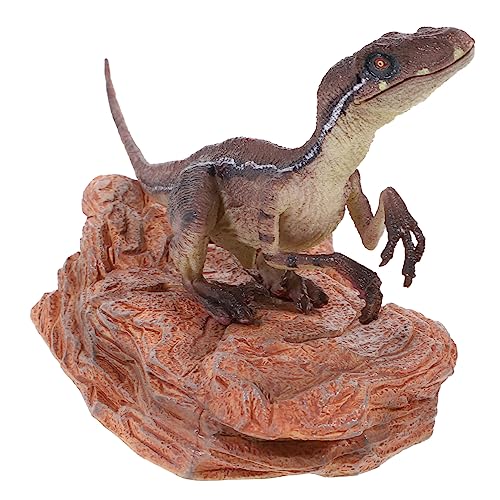 Happyyami Realistisches Dinosaurier-Aquarium- Für Jungen Und Mädchen Künstliches Aquarium-Ornament Mit Ständer Stabil Und Robust Für Süßwasser von Happyyami