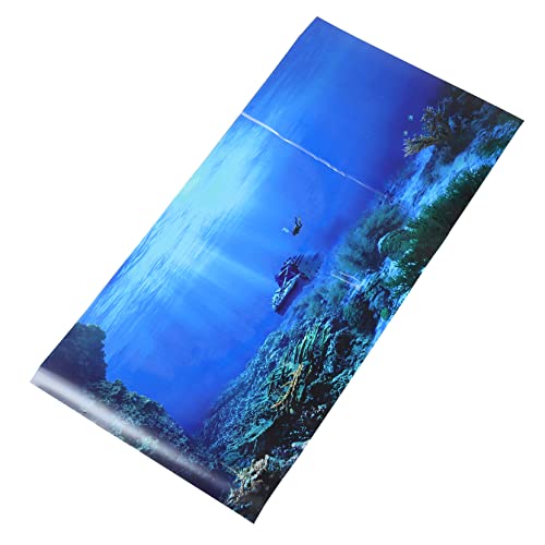 Happyyami Adhesive Aquarium Hintergrundpapier Für Fischtank Dekoration Hochauflösende Abnehmbare Wandgestaltung Einfach Anzubringen Langlebig Und Geruchsneutral von Happyyami