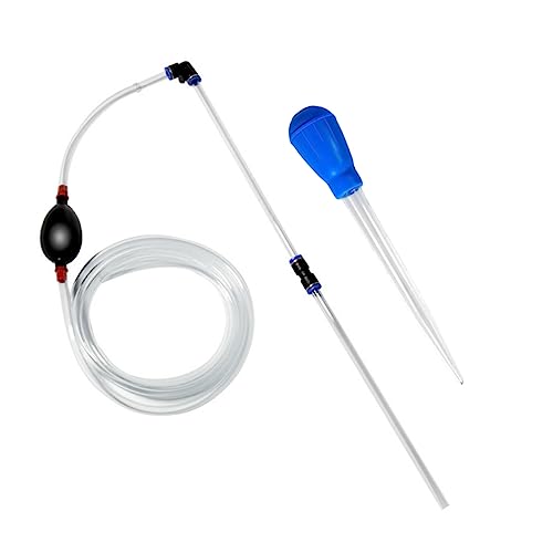 Happyyami 1satz Aquarium Wasserwechsel Handbetriebene Siphon-Rohr Pumpe Zur Reinigung Von Fischkot Praktisches Aquarien Reinigungswerkzeug Zufälliger Farbe Für Einfache Anwendung von Happyyami