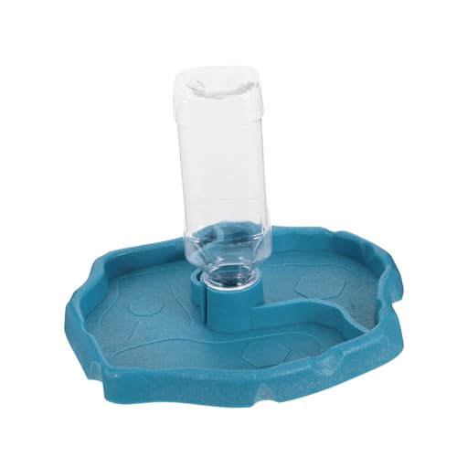 Happyyami Automatische Wasserzufuhr Reptilien-wassernapf Bewässerungssystem Für Kaninchen Schlangenschale Zubehör Für Geckobecken Futterspender Für Reptilien Reptilienwasser Sky-Blue Abs von Happyyami