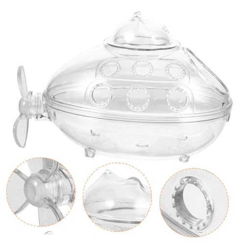 Happyyami Hamster Sandbad Behälter Rennmaus Toilette Kleintier Badeschüssel Haustier Katzentoilette Splash-Design Happyyami Hamster Sandbad Behälter Rennmaus Toilette Kleintier Badeschüssel Haustier Katzentoilette Splash-Design von Happyyami