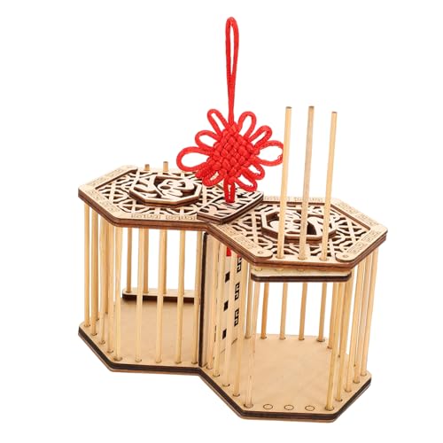 Happyyami Bambuskäfig Für Grillen Und Heuschrecken Handgefertigt Tragbar Mit Lüftungsschlitzen Natürlicher Aufbewahrungskäfig Mini-grillenbox Geeignet Für Kleine Tiere von Happyyami