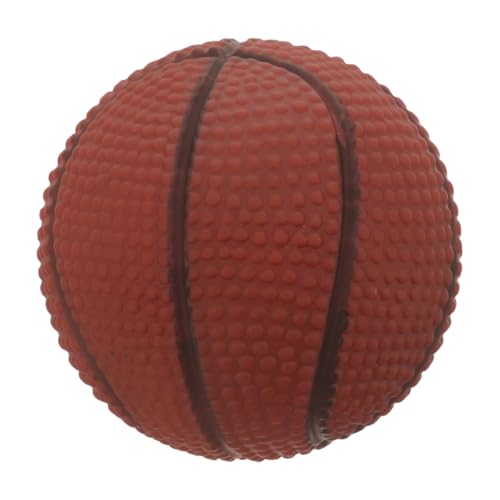 Happyyami Basketballspielzeug Für Hunde Hundespielzeug Interaktiv Interaktiver Ball Für Hunde Kicherball Für Hunde Basketball-hundespielzeug Unverwüstlicher Hundeball Coffee PVC von Happyyami