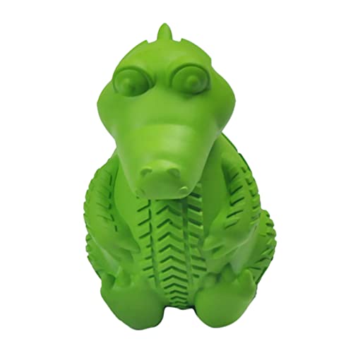 Happyyami Pet Interaktives Kauspielzeug Für Hunde Gummizahnbürste Zur Zahnpflege Langlebig Und Sicher Für Welpen Und Kleine Hunde Inklusive Leckerli-Fach Für Zusätzlichen Spaß von Happyyami