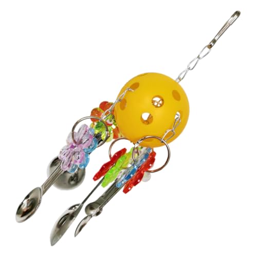 Happyyami Spielzeug Papageienkäfig Spielzeug Für Vögel Glockenanhänger Glockenspielzeug Für Vögel Käfiganhänger von Happyyami
