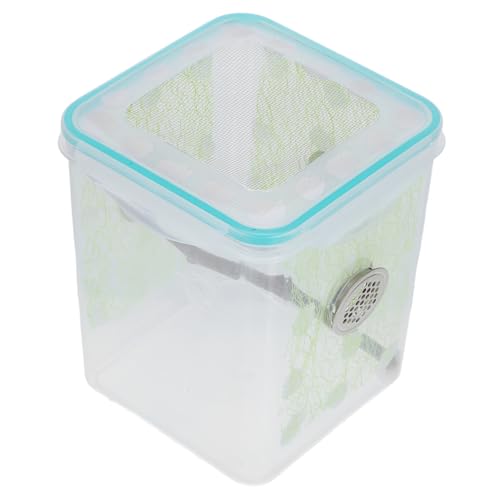 Happyyami Insektenbox Transparent Zuchtbox Für Reptilien-Terrarium Kunststoff-futterbehälter Habitat-inkubator Für Mantis Spinnenbox Kleines Gehege Für Insekten Und Happyyami Insektenbox Transparent Zuchtbox Für Reptilien-Terrarium Kunststoff-futterbehälter Habitat-inkubator Für Mantis Spinnenbox Kleines Gehege Für Insekten Und von Happyyami