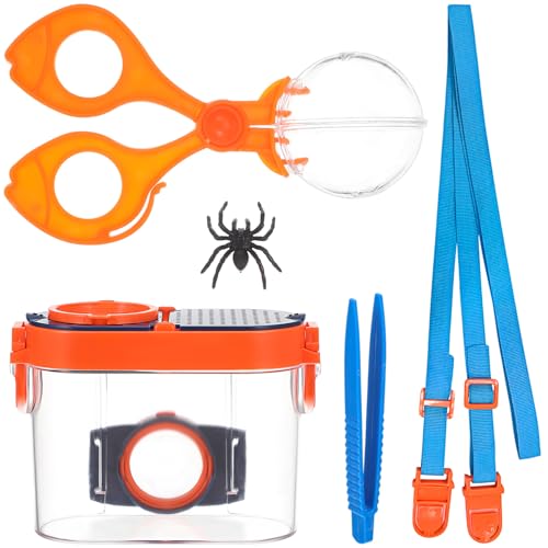 Happyyami Fangset Insektenbeobachtungsbox Aus Glas Für Jungen Und Mädchen Robuste Erkundungswerkzeuge Tragbares Design von Happyyami