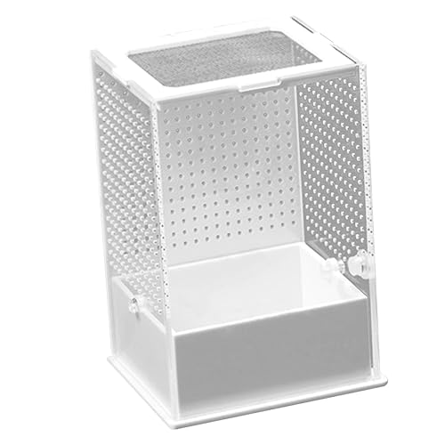 Happyyami Transparente Reptilienzuchtbox Mit Für Schlangen Vogelspinnen Geckos Grillen Schnecken Frösche Eidechsen Babyschildkröten Und Andere Reptilien von Happyyami