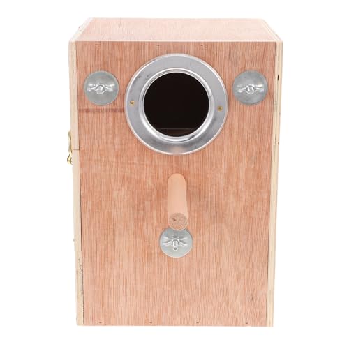 Happyyami Brutkasten Aus Holz Nistkasten Für Papageien Vogelhäuschen Zum Aufhängen Außen Bequemer Nistplatz Für Nymphensittiche Nestfinken Happyyami Brutkasten Aus Holz Nistkasten Für Papageien Vogelhäuschen Zum Aufhängen Außen Bequemer Nistplatz Für Nymphensittiche Nestfinken von Happyyami