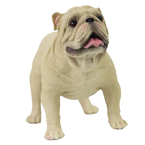 Happyyami Bulldogge Modellspielzeug Für Realistisches Hundemodell Welpenschmuck Und Hundespielzeug Dekoration Für Spielbereich von Happyyami