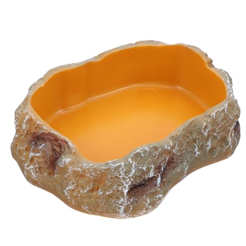 Happyyami Crawling Haustiernahrung Feeder Resin Reptile Food Feeder Echse Echse Wasserversorgung Happyyami Crawling Haustiernahrung Feeder Resin Reptile Food Feeder Echse Echse Wasserversorgung von Happyyami