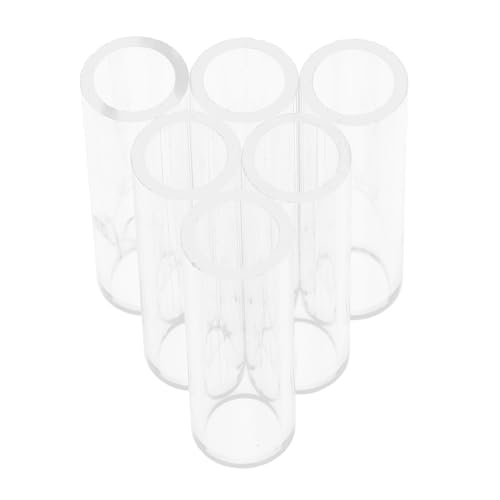 Happyyami Crystal Shrimp Nest Garnelenhaus Futterrohr Für Aquarienfische Zuchtrohr Für Garnelen Betta-Tunnel Futterrohr Für Fischfutter Dekorationen Für Aquarienunterstände Transparent Acryl von Happyyami