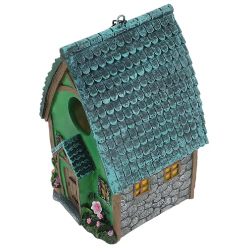 Happyyami Dekorative Vogelhäuschen Für Den Außenbereich Hängendes Vogelnest Kunstharzhaus Vogelhütte Hängendes Vogelhäuschen Für Kolibri Sittiche Happyyami Dekorative Vogelhäuschen Für Den Außenbereich Hängendes Vogelnest Kunstharzhaus Vogelhütte Hängendes Vogelhäuschen Für Kolibri Sittiche von Happyyami