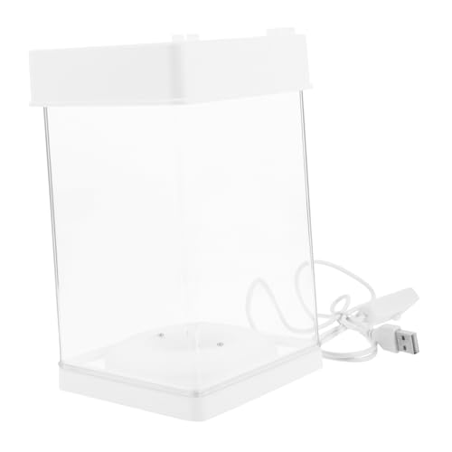 Happyyami Dekoratives Tisch-Aquarium Mit Licht Aquarium Für Büro Heimdekoration von Happyyami
