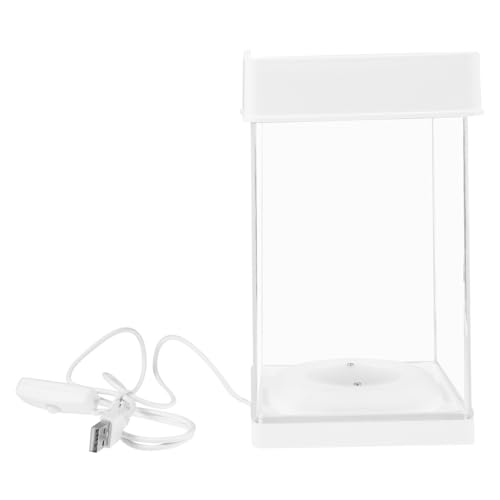 Happyyami Transparentes Aquarium Mit Licht Kleiner Kunststoff-fischbehälter Für Büro Und Für Betta-Fische Und Dekorativ von Happyyami