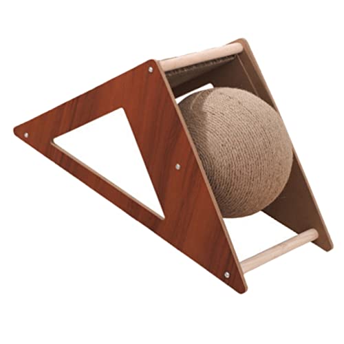 Happyyami Katze Kratzbrett Spielzeug Stabiler Dreieckiger Kratzball Aus Wellpappe Für Katzen Fördert Spiel Und Beschäftigung Für Wohnung Happyyami Katze Kratzbrett Spielzeug Stabiler Dreieckiger Kratzball Aus Wellpappe Für Katzen Fördert Spiel Und Beschäftigung Für Wohnung von Happyyami