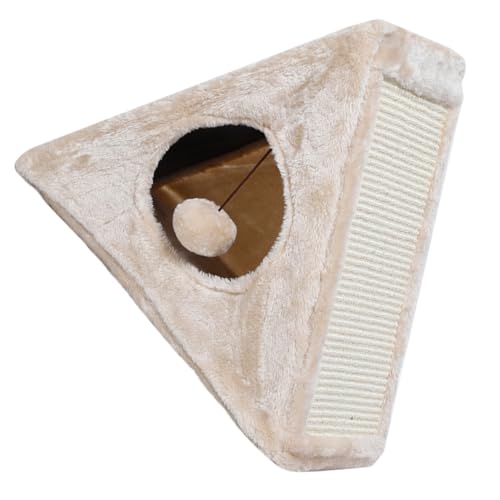 Happyyami Dreieckiges Zelt für Haustierkatzen haustierzelt pet Teepee Haustierbettunterlage kreatives Katzenhaus Zelte dreieckiges Katzenbett Dreieckszelt für Haustiere Haustier Katze Sisal Happyyami Dreieckiges Zelt für Haustierkatzen haustierzelt pet Teepee Haustierbettunterlage kreatives Katzenhaus Zelte dreieckiges Katzenbett Dreieckszelt für Haustiere Haustier Katze Sisal von Happyyami