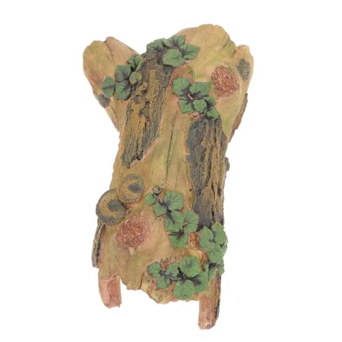 Happyyami Reptiliendekoration Baumstamm Höhle Versteck Harz Log Terrarium Eidechsen Schlangen Klettern Unterschlupf Reptilien-lebensraum Happyyami Reptiliendekoration Baumstamm Höhle Versteck Harz Log Terrarium Eidechsen Schlangen Klettern Unterschlupf Reptilien-lebensraum von Happyyami