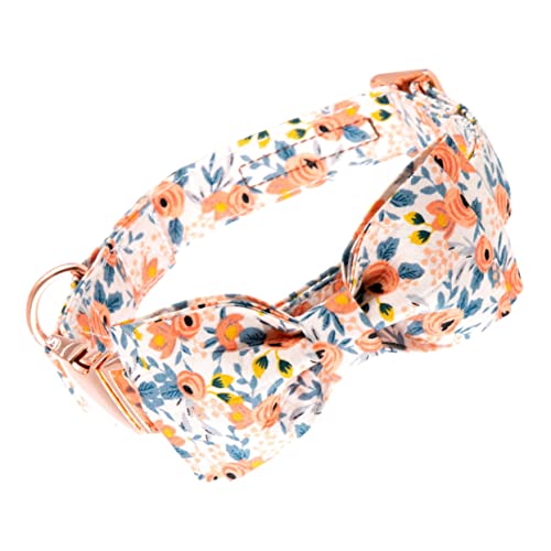 Happyyami Verstellbares Hunde-Halsband Mit Abnehmbarem Fliegen-Design Elegantes Bequemes Und Atmungsaktives Halsaccessoire Für Welpen Für Fotoshootings Und Besondere Anlässe von Happyyami