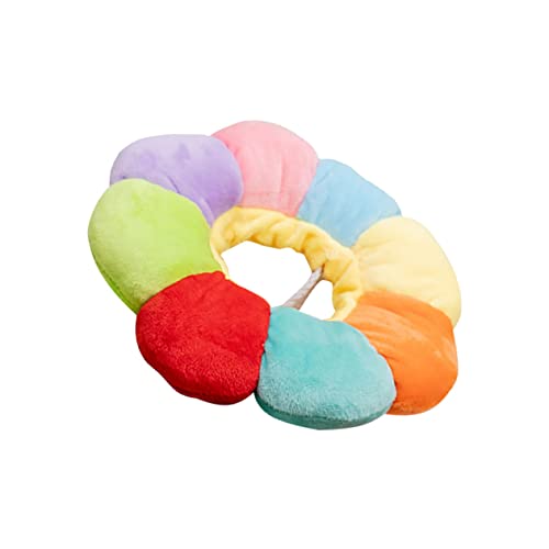 Happyyami Sunflower Katzen Und Hundehalskrause Für Postoperative Wundheilung Verstellbarer Sanfter Schutzkragen Für Haustiere Farbenfrohes Design Schutz Vor Beißen Und Lecken von Happyyami