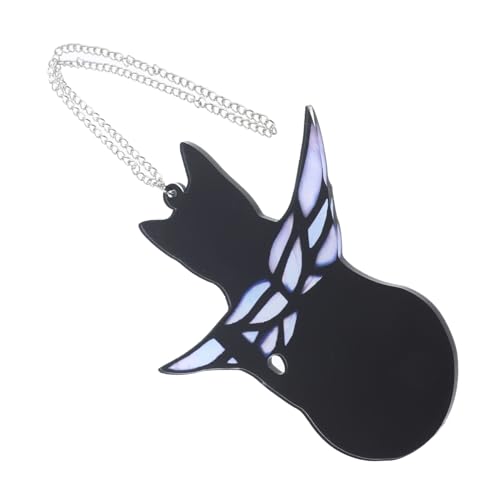 Happyyami Angel Cat Wanddekoration Aus Hängendes Mit Engelmotiven Für Garten Und Zuhause Stilvolles Deko-Element Für Katzenliebhaber Happyyami Angel Cat Wanddekoration Aus Hängendes Mit Engelmotiven Für Garten Und Zuhause Stilvolles Deko-Element Für Katzenliebhaber von Happyyami