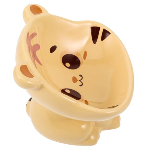 Happyyami Erhöhter Katzennapf Aus Keramik Niedliches Tiger-Design Erhöhter Futternapf Schützt Die Wirbelsäule Von Haustieren Erbrechen Geneigter Katzennapf Für Katzen Und Kätzchen Mit Happyyami Erhöhter Katzennapf Aus Keramik Niedliches Tiger-Design Erhöhter Futternapf Schützt Die Wirbelsäule Von Haustieren Erbrechen Geneigter Katzennapf Für Katzen Und Kätzchen Mit von Happyyami