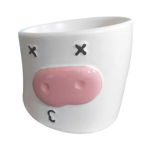 Happyyami Erhöhter Keramik Katzennapf Geneigter Futter und Wassernapf Rutschfester mit Schweineform für Katzen und Kleine Unterstützt Nacken Happyyami Erhöhter Keramik Katzennapf Geneigter Futter und Wassernapf Rutschfester mit Schweineform für Katzen und Kleine Unterstützt Nacken von Happyyami