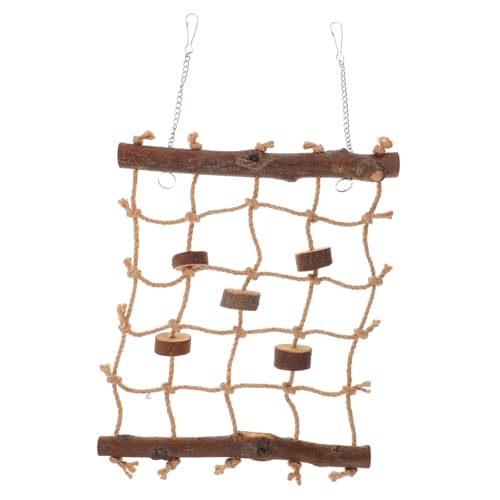 Happyyami Papageien Spielzeug Kletternetz Aus Robustem Material Für Kleine Vögel Für Wellensittiche Und Nymphensittiche Fördert Balance Und Koordination Einfache Installation Sorgt Für von Happyyami