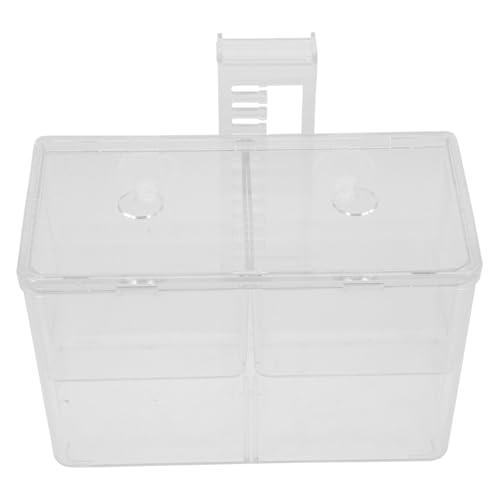 Happyyami Aquarium Zuchtbox Aus Transparentem Aufzuchtbecken Für Fische Und Garnelen Isolierende Brutkasten-lösung Zur Sicheren Trennung Von Jungfischen Schutz Vor Größeren Fischen von Happyyami