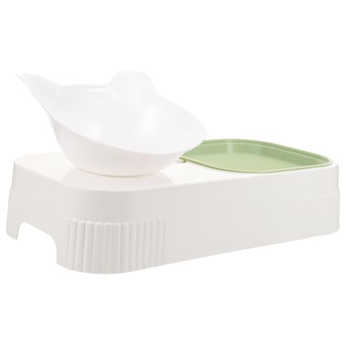 Happyyami Pet Bowl Katzenfutterspender Mit Integriertem Katzenkraut-anbau Multifunktionaler Futterbehälter Für Trocken Und Nassfutter Rutschfestes Design Aus Langlebigem Kunststoff von Happyyami