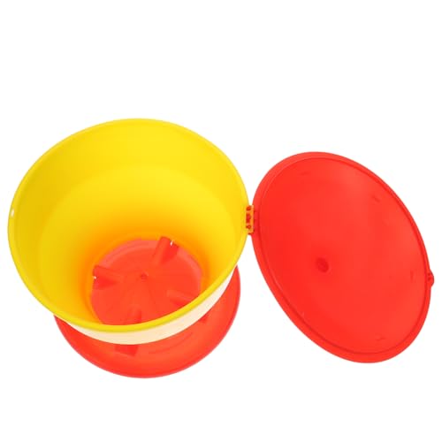 Happyyami Futtereimer für Hühner Gans Wasserspender Geflügelfutter Futtereimer für Küken Fisch Chicken Feeder Futterspender aus Kunststoff für Küken Automatischer Kükenfutterautomat Plastik Happyyami Futtereimer für Hühner Gans Wasserspender Geflügelfutter Futtereimer für Küken Fisch Chicken Feeder Futterspender aus Kunststoff für Küken Automatischer Kükenfutterautomat Plastik von Happyyami