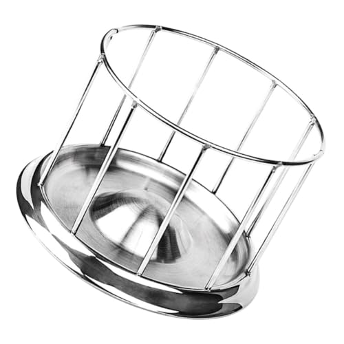 Happyyami Edelstahl Reptil Futternapf Schildkröte Wasserplatte Dual-use-Haustier-Feeder Nicht Basis Happyyami Edelstahl Reptil Futternapf Schildkröte Wasserplatte Dual-use-Haustier-Feeder Nicht Basis von Happyyami