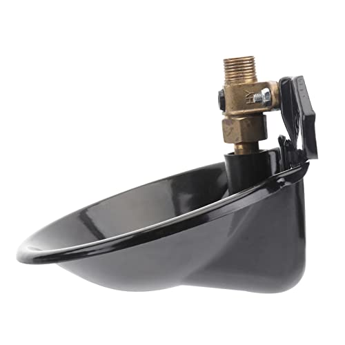 Happyyami Eisenplatte Kupferventil Schafe Trinkschale Automatische Wasserzufuhr Bauernhof Vieh Stabile Wasserstand von Happyyami