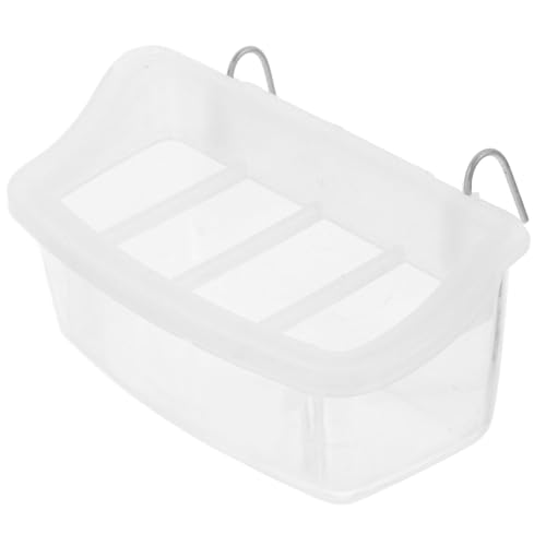 Happyyami Hängender Futterspender Für Vögel Transparente Futter Wasserversorgung Für Papageien Wellensittiche Kanarienvögel Langlebiger Und Leicht Zu Reinigender Futterbehälter Für von Happyyami