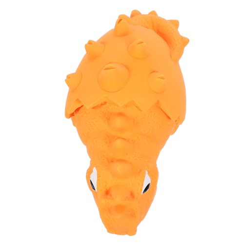 Happyyami Quietschspielzeug Für Hunde Latex Dinosaurier-muschelform Kauspielzeug Für Haustiere Orange Welpenspielzeug Für Große Hunde Happyyami Quietschspielzeug Für Hunde Latex Dinosaurier-muschelform Kauspielzeug Für Haustiere Orange Welpenspielzeug Für Große Hunde von Happyyami