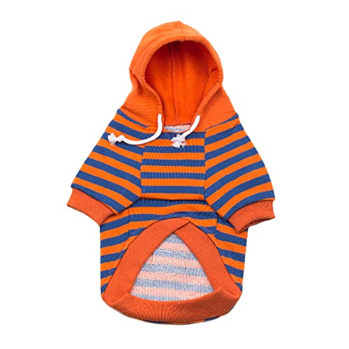 Happyyami Haustier-Baumwollkleidung Hundeoverall Gestreiftes Muster Einfach An- und Auszuziehen Haustierbekleidung Happyyami Haustier-Baumwollkleidung Hundeoverall Gestreiftes Muster Einfach An- und Auszuziehen Haustierbekleidung von Happyyami