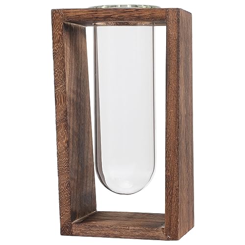 Happyyami Desktop Pflanzenvermehrungstest Tube Mit Klare Glasröhren Für Hydroponik Und Terrarien-Dekoration Nordic Style Holzrahmen Für Kreative Pflanzenanordnung Happyyami Desktop Pflanzenvermehrungstest Tube Mit Klare Glasröhren Für Hydroponik Und Terrarien-Dekoration Nordic Style Holzrahmen Für Kreative Pflanzenanordnung von Happyyami