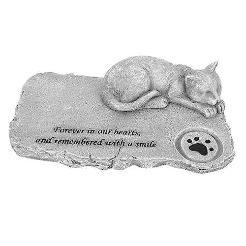 Happyyami Gedenkstein Für Katzen Im Freien Eleganter Haustierbedarf Robustes Harzmaterial Happyyami Gedenkstein Für Katzen Im Freien Eleganter Haustierbedarf Robustes Harzmaterial von Happyyami