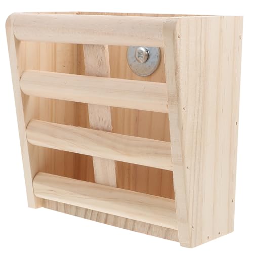 Happyyami Käfig Innen-heuraufe Aus Holz Für Kaninchen Meerschweinchen Futterspender Im Zaun-Stil Stabil Platzsparend Für Kleine Haustiere - Einfach Zu Bedienen Happyyami Käfig Innen-heuraufe Aus Holz Für Kaninchen Meerschweinchen Futterspender Im Zaun-Stil Stabil Platzsparend Für Kleine Haustiere - Einfach Zu Bedienen von Happyyami